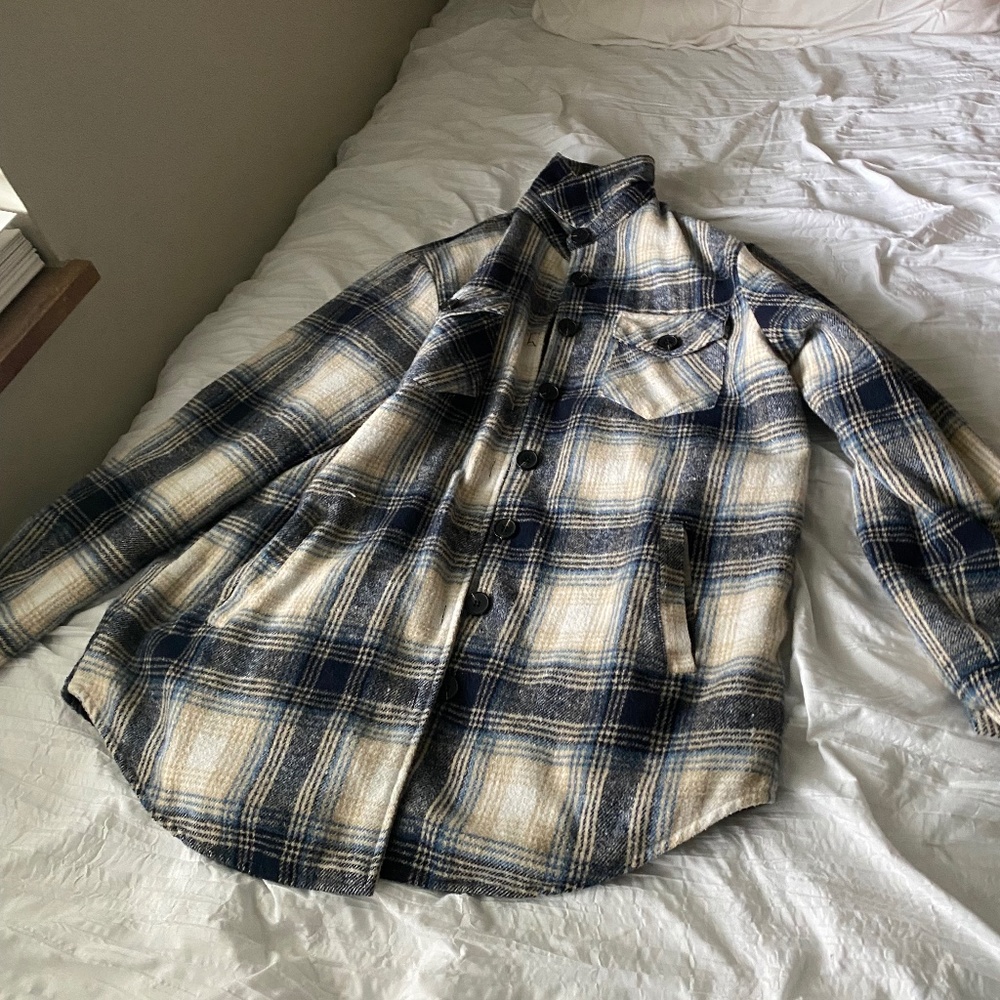 Blue cardigan